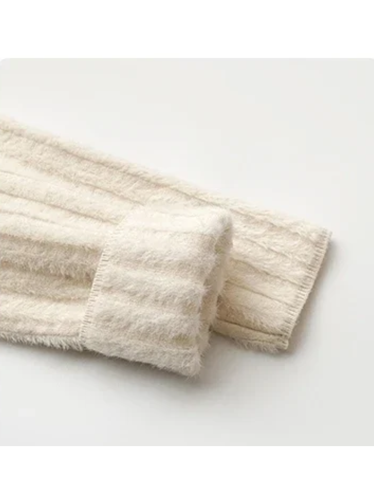 Elegante jersey de cuello alto de punto forrado para mujer | Ideal para otoño/invierno