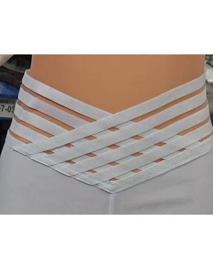 Women's Office Style High Waisted Wide Leg Flared Trousers | Ideal for All Seasons