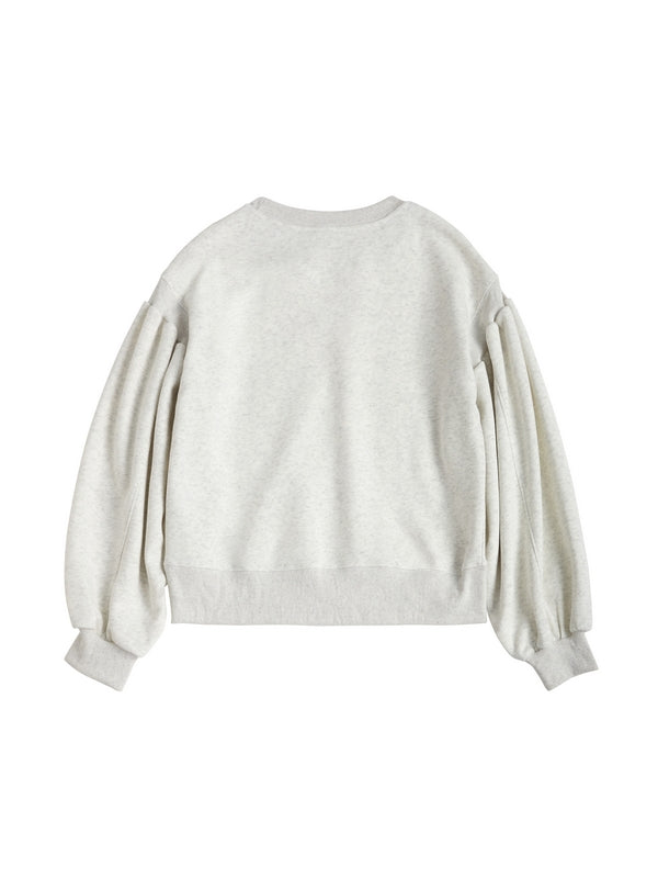 Solid Color Label Embellished Oversized Hoodie