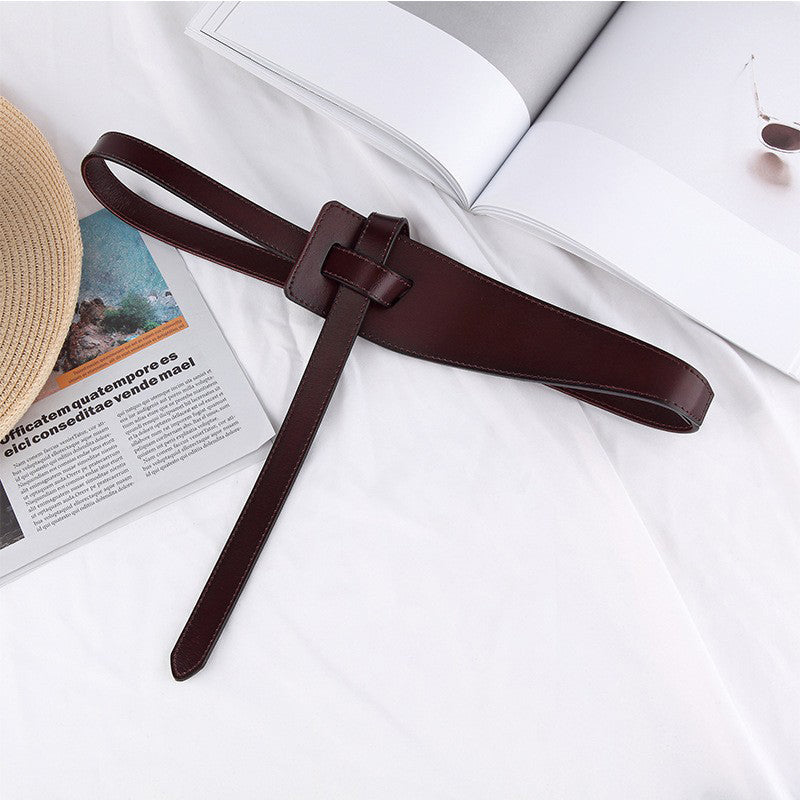 Elegant Simplicity Solid Knotted Belts
