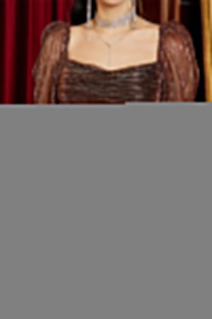 Sexy Gradual Change Sequined Square Collar Wrapped Skirt Dresses(3 Colors)