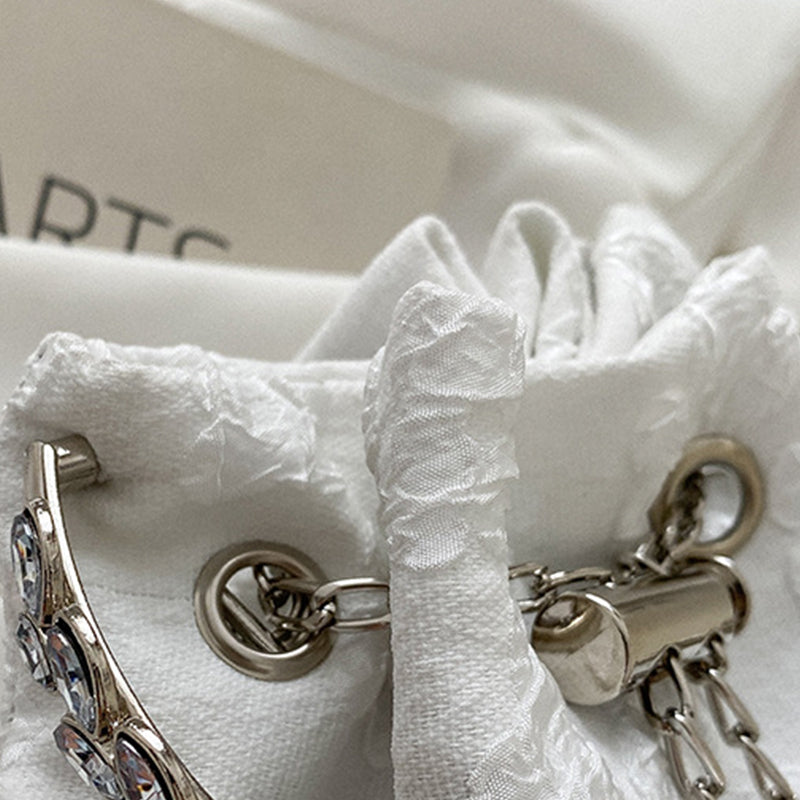 Casual Solid Patchwork Chains Bags(4 Colors)