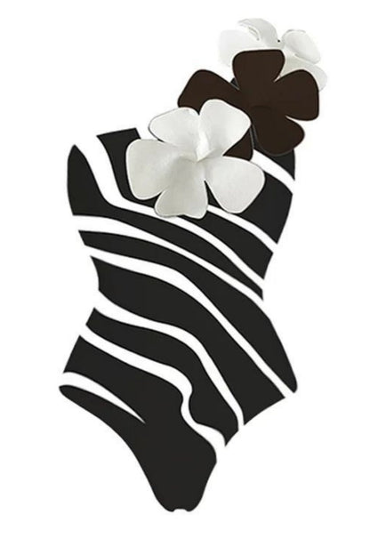 Sexy Print Backless Swimwears (With Paddings)
