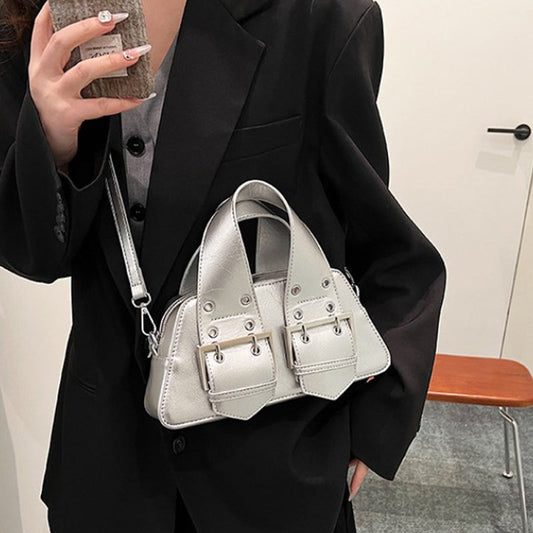 Casual Vintage Solid Rivets Metal Accessories Decoration Bags(4 Colors)