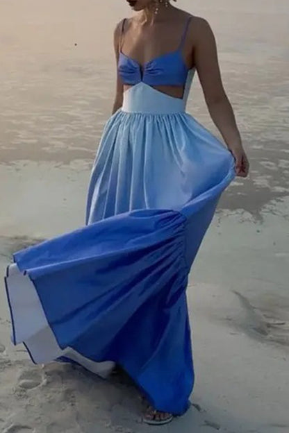 Vestidos sexys con escote en V y pliegues degradados