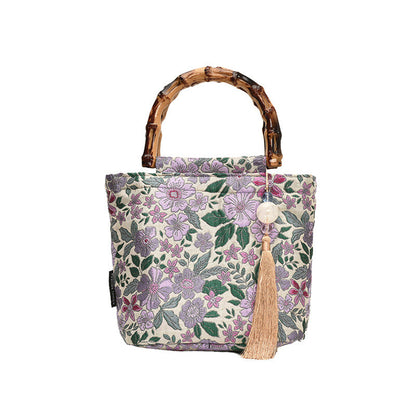Daily Print Patchwork Bags(3 Colors)