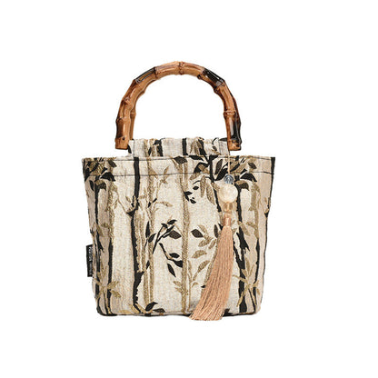 Daily Print Patchwork Bags(3 Colors)