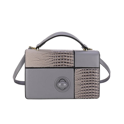 Celebrities Elegant Color Block Contrast Bags(6 Colors)