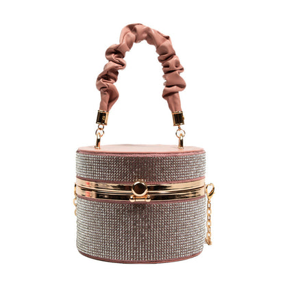 Daily Patchwork Hot Drill Zipper Bags(4 Colors)