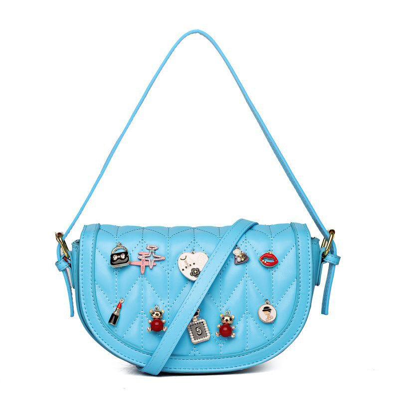 Daily Patchwork Zipper Bags(7 Colors)