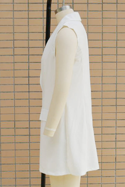 Cárdigan informal de cuello vuelto con banda lisa (5 colores)