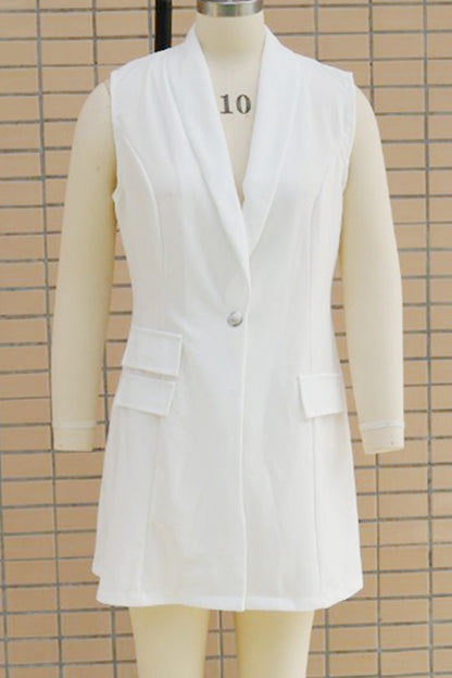 Cárdigan informal de cuello vuelto con banda lisa (5 colores)