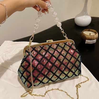 Casual Daily Patchwork Sequins Chains Bags(6 Colors)