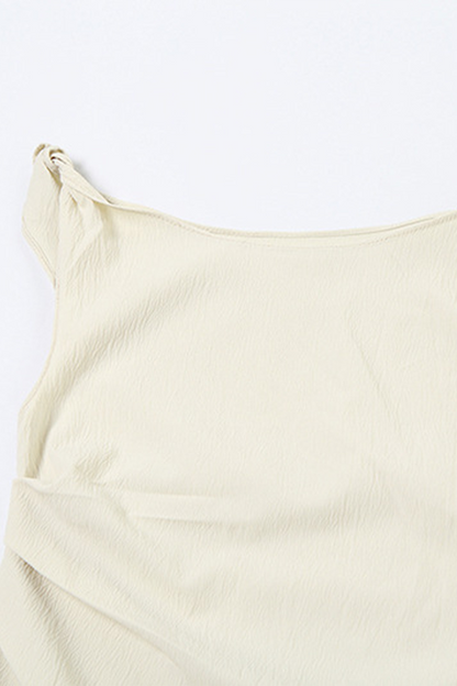 Sexy Irregular Sloping Shoulder T-Shirts