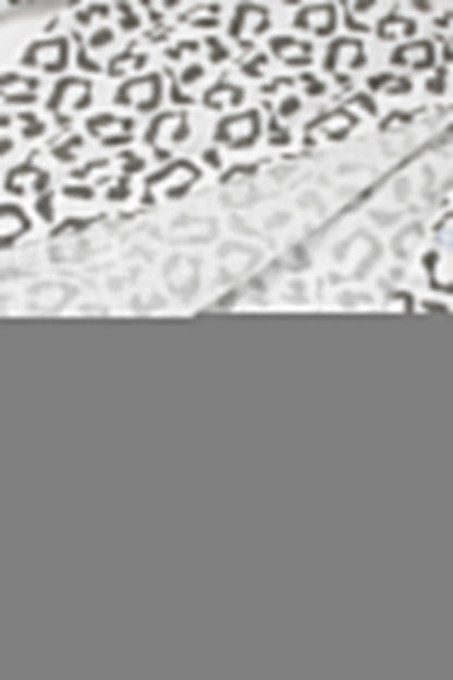 Casual Street Leopard Print Patchwork Turndown Collar Long Sleeve Two Pieces