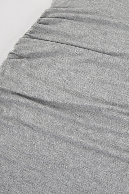 Sexy Ruched Irregular Off Shoulder Wrapped Skirt Dresses