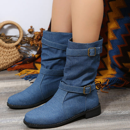 Casual Patchwork Round Comfortable Out Door Shoes