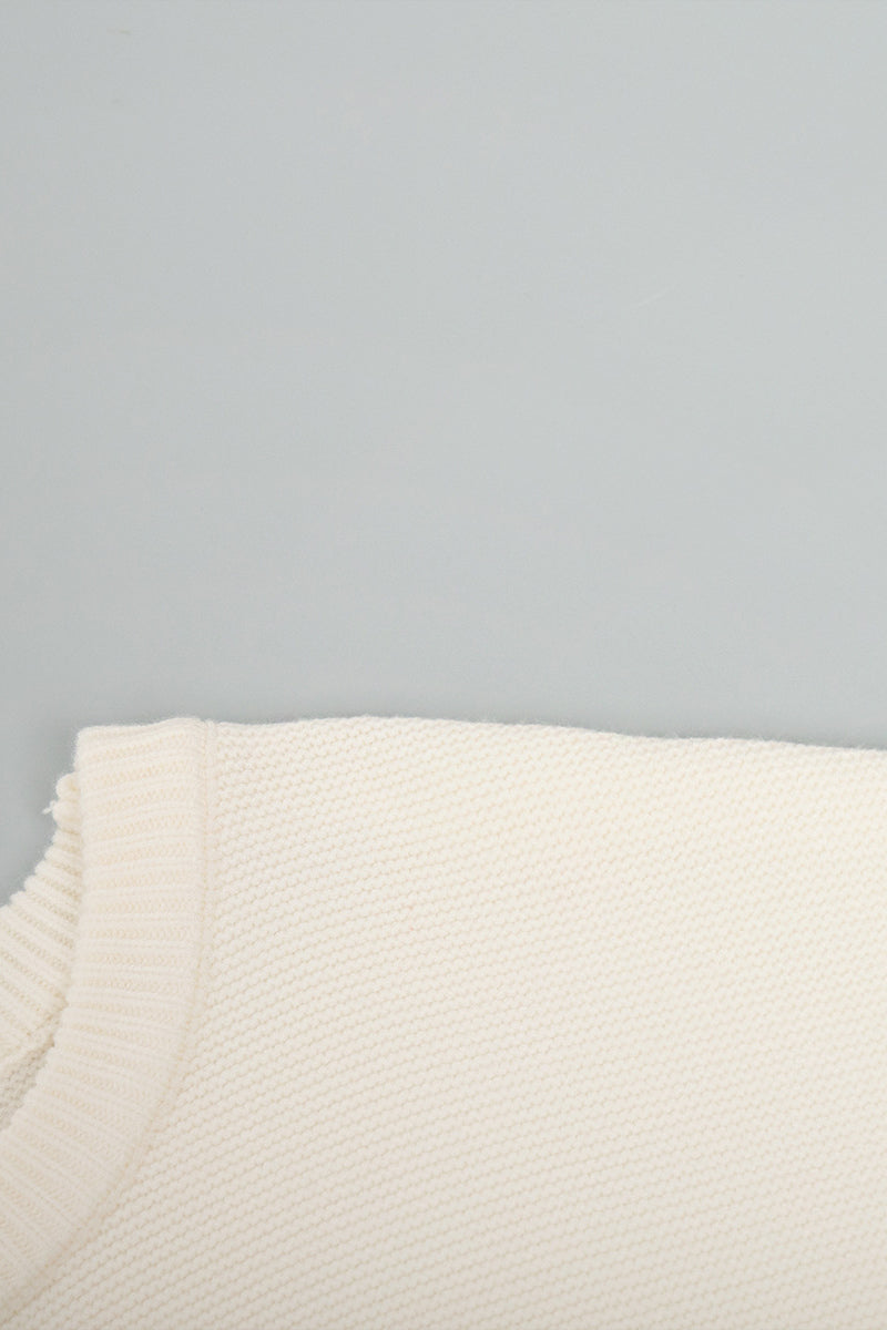 Casual Daily Weave O Neck Sweaters