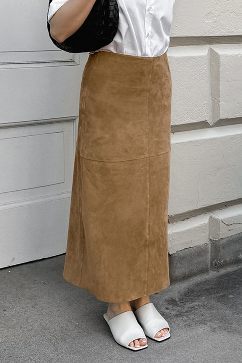 Pantalones rectos de cintura alta holgados con patchwork elegantes para uso diario