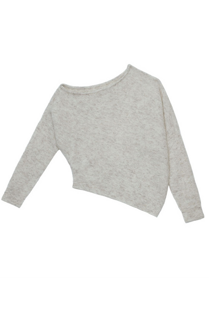Suéteres sexys con cuello oblicuo irregular (3 colores)