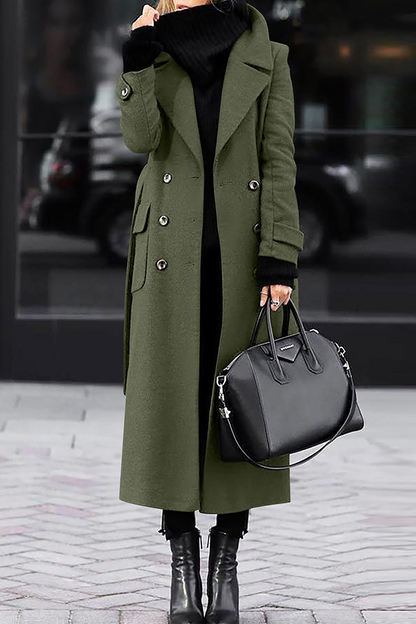 Casual Street Pocket Buttons Turn-back Collar Outerwear(5 Colors)