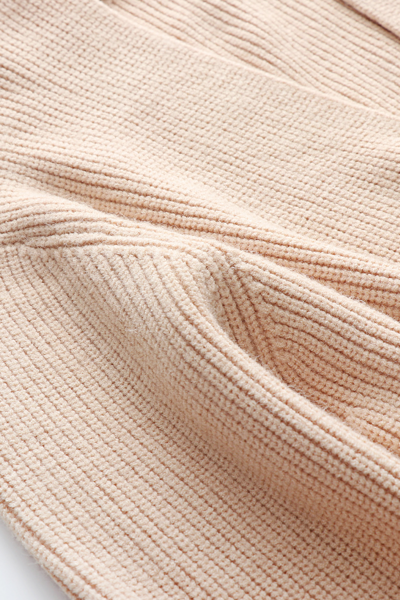 Suéteres casuales de cuello en V con tejido liso (5 colores)