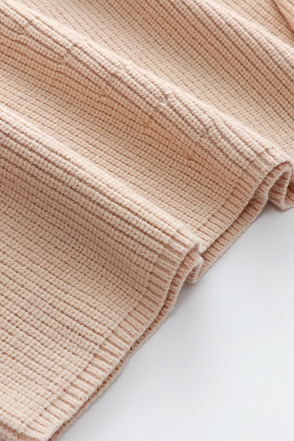 Suéteres casuales de cuello en V con tejido liso (5 colores)