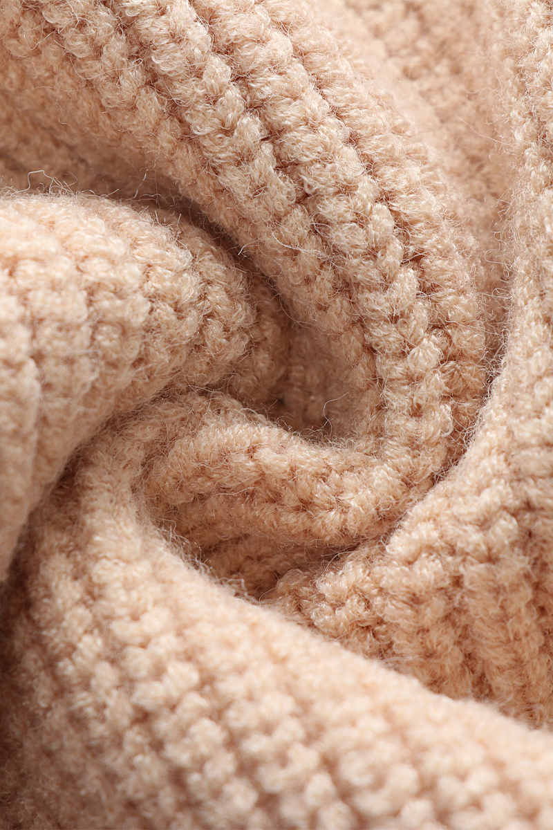 Suéteres casuales de cuello en V con tejido liso (5 colores)