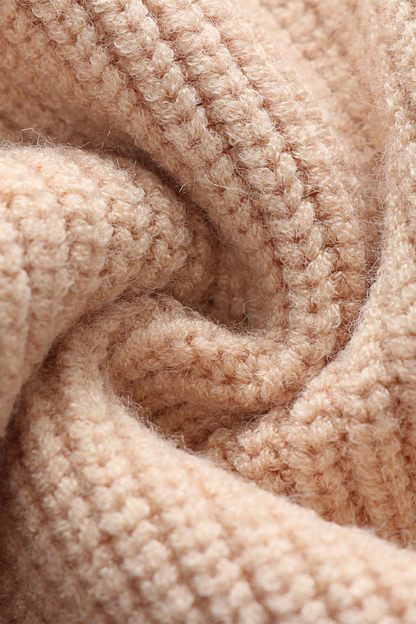 Suéteres casuales de cuello en V con tejido liso (5 colores)