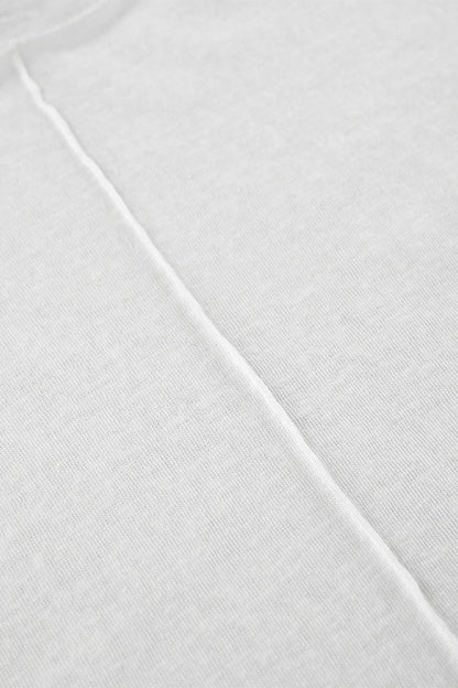 Casual Solid Color Patchwork O Neck Tops(3 Colors)