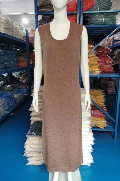 Conjunto informal básico de cuello alto y manga larga de dos piezas (6 colores)