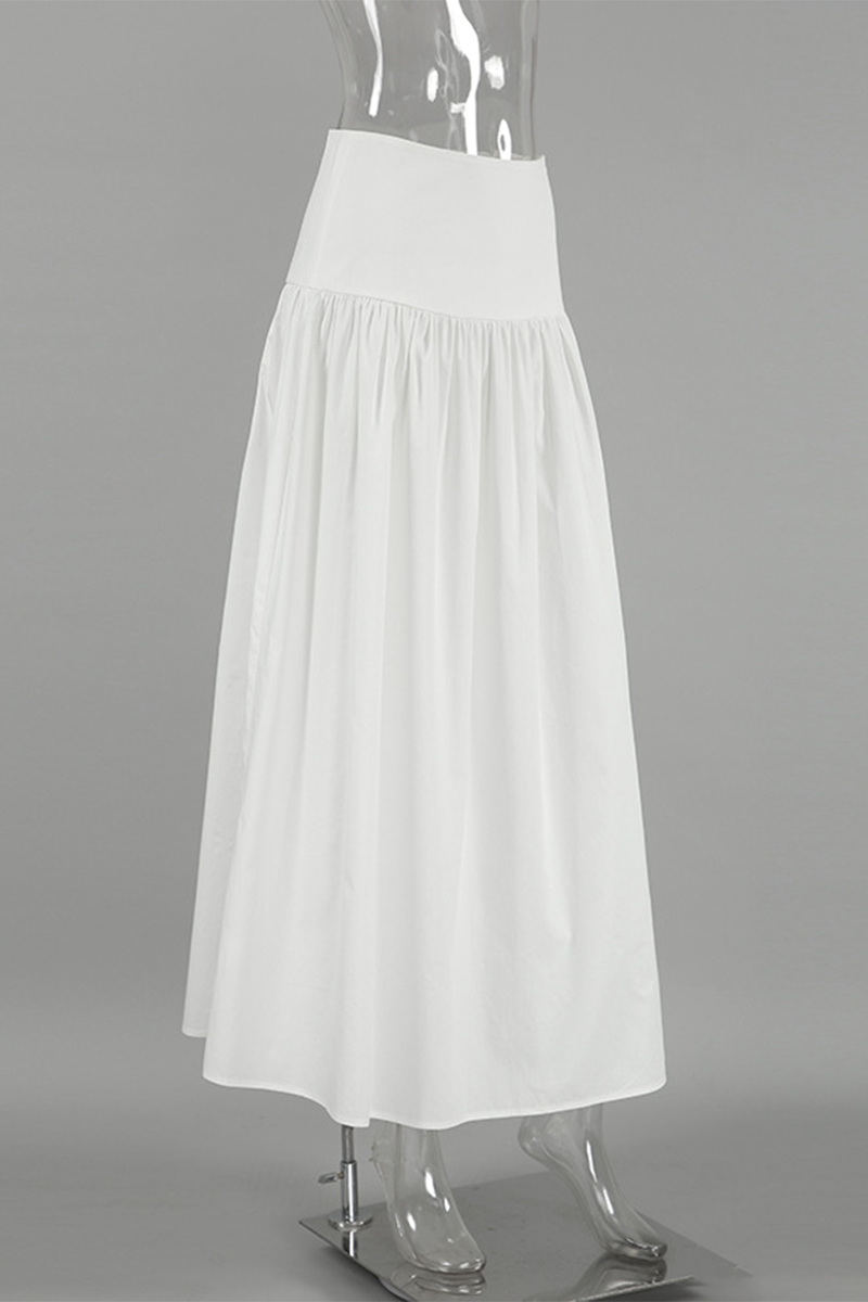 Casual Street Patchwork Zipper Loose High Waist Type A Bottoms