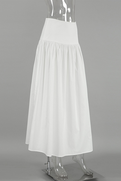 Casual Street Patchwork Zipper Loose High Waist Type A Bottoms