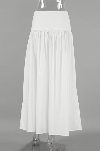 Casual Street Patchwork Zipper Loose High Waist Type A Bottoms