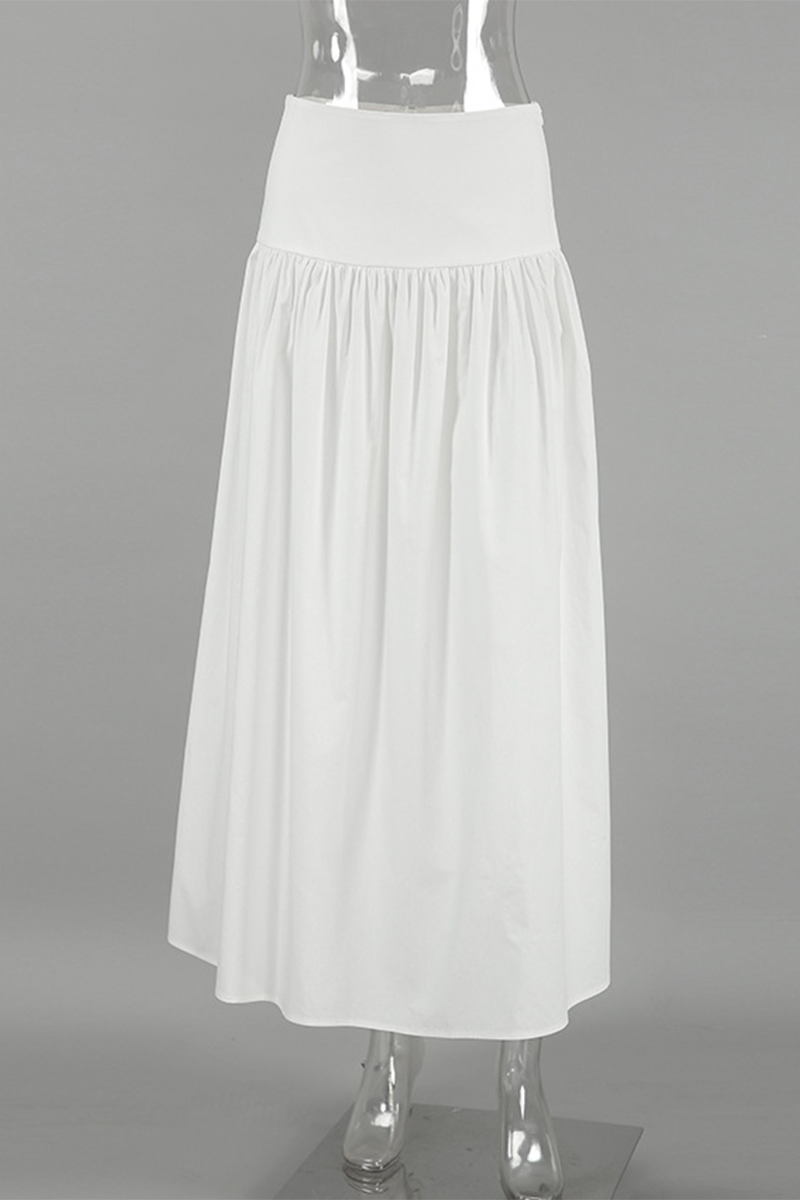 Casual Street Patchwork Zipper Loose High Waist Type A Bottoms