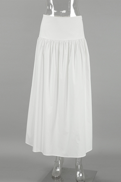 Casual Street Patchwork Zipper Loose High Waist Type A Bottoms