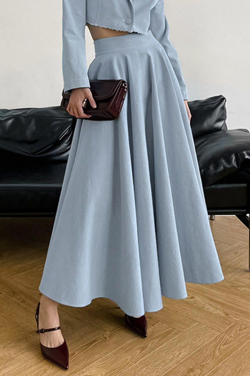 Casual Street Daily Patchwork Zipper Loose High Waist Type A Bottoms