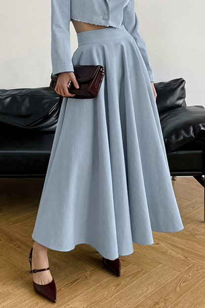 Casual Street Daily Patchwork Zipper Loose High Waist Type A Bottoms