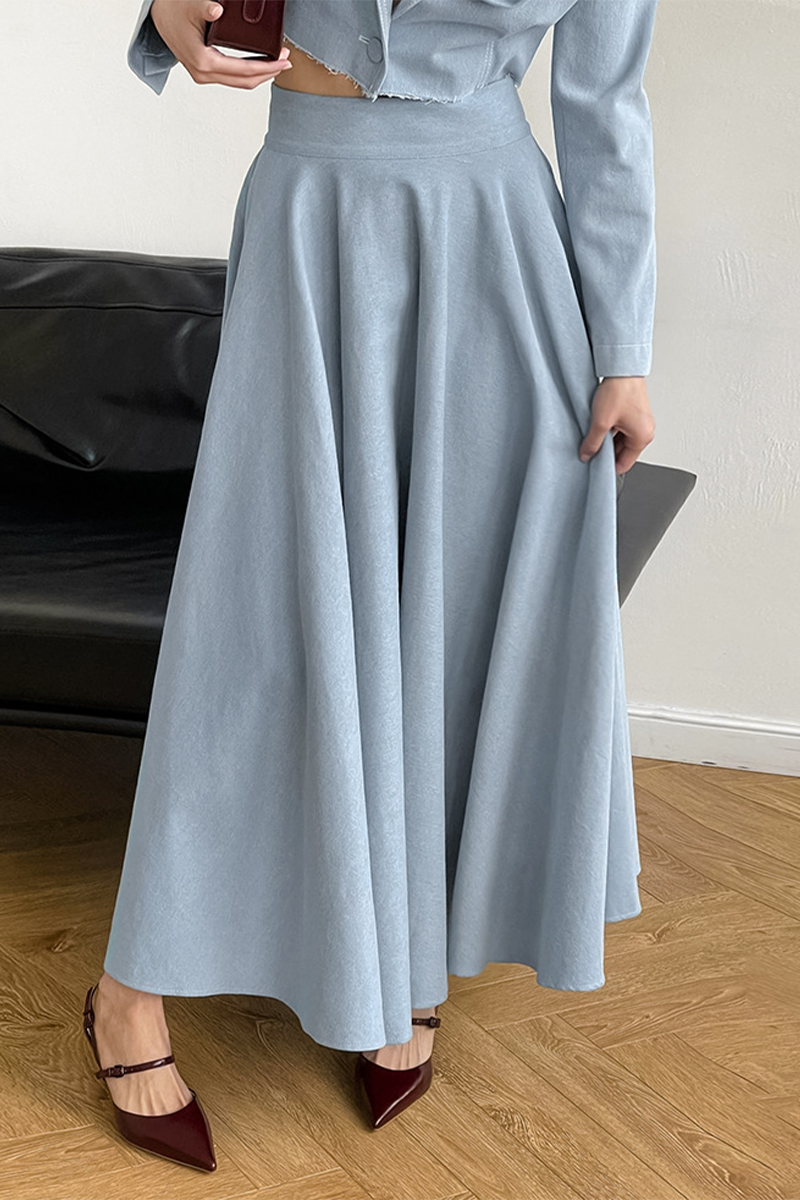 Casual Street Daily Patchwork Zipper Loose High Waist Type A Bottoms