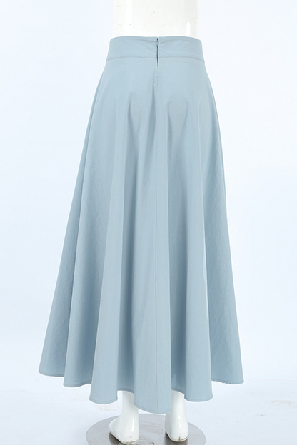 Casual Street Daily Patchwork Zipper Loose High Waist Type A Bottoms