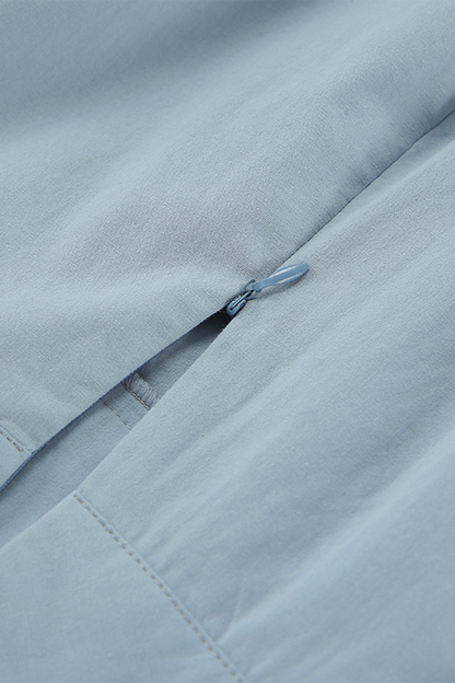 Casual Street Daily Patchwork Zipper Loose High Waist Type A Bottoms