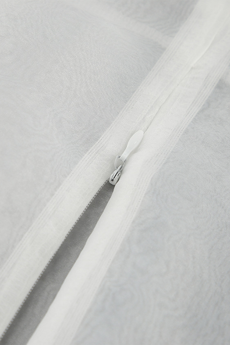 Sexy See-Through Zipper High Waist Type A Bottoms