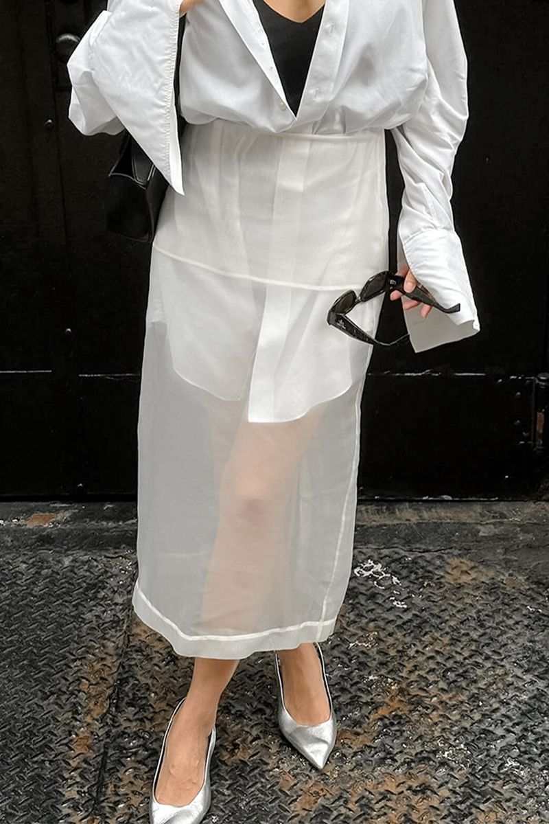 Braguita sexy tipo A de cintura alta con cremallera transparente