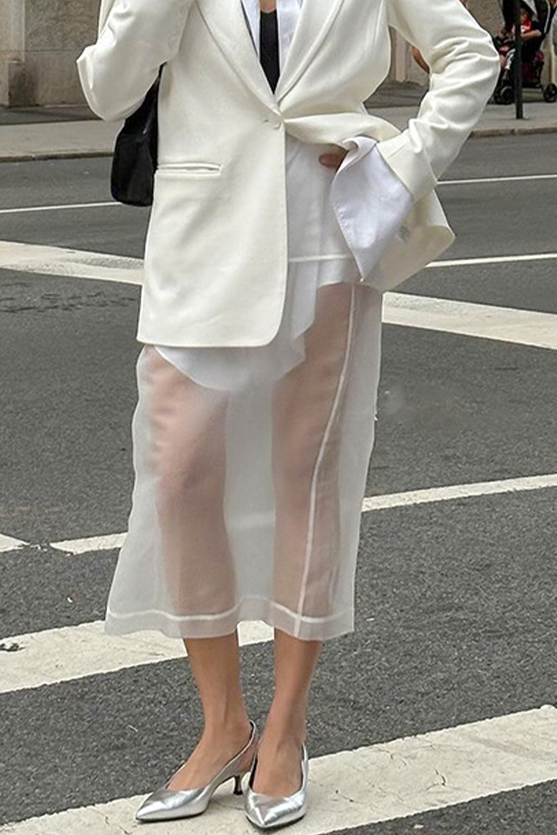 Braguita sexy tipo A de cintura alta con cremallera transparente