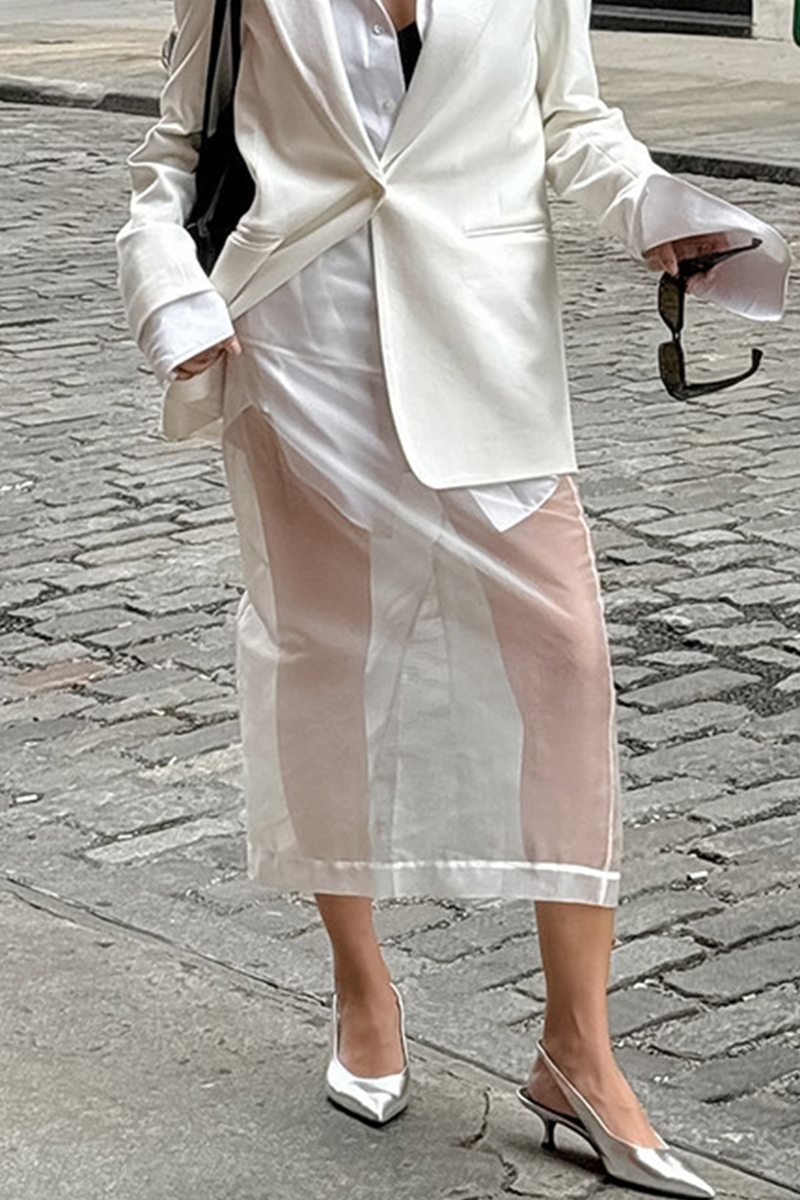 Braguita sexy tipo A de cintura alta con cremallera transparente