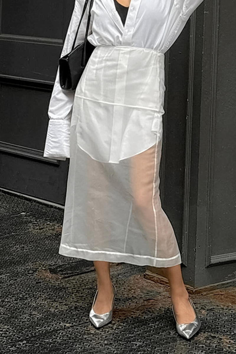 Braguita sexy tipo A de cintura alta con cremallera transparente