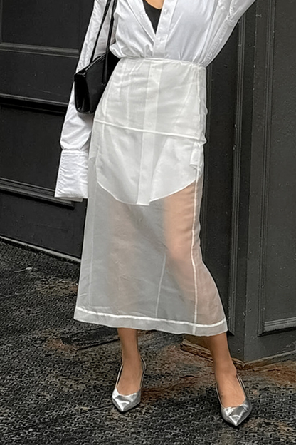 Braguita sexy tipo A de cintura alta con cremallera transparente