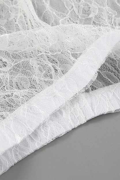 Sexy Lace Hollow Out Loose High Waist Type A Bottoms