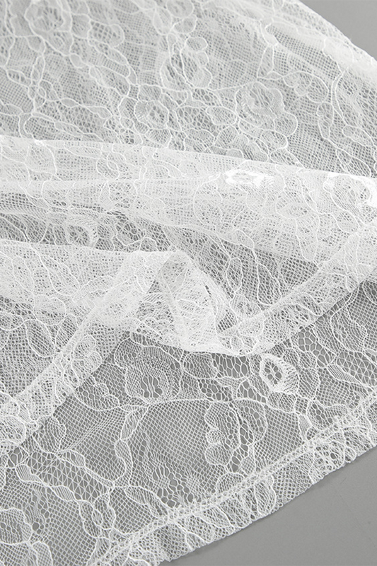 Sexy Lace Hollow Out Loose High Waist Type A Bottoms