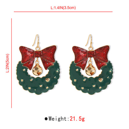 Daily Bow Hollow Out Earrings